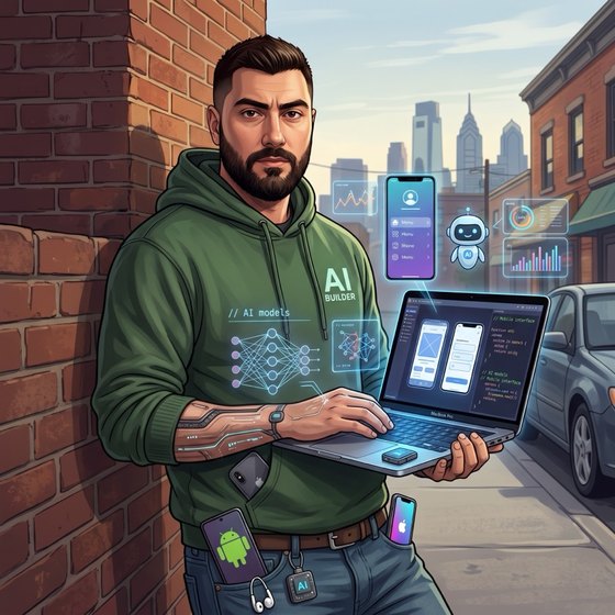 Illustrated portrait of James Loboda
