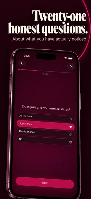 Crush Test: 21 Questions, screen 3