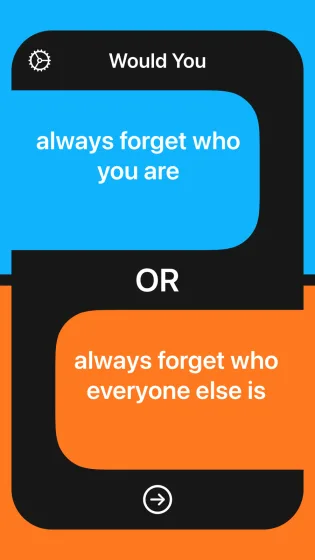 Rather This or That, screen 1